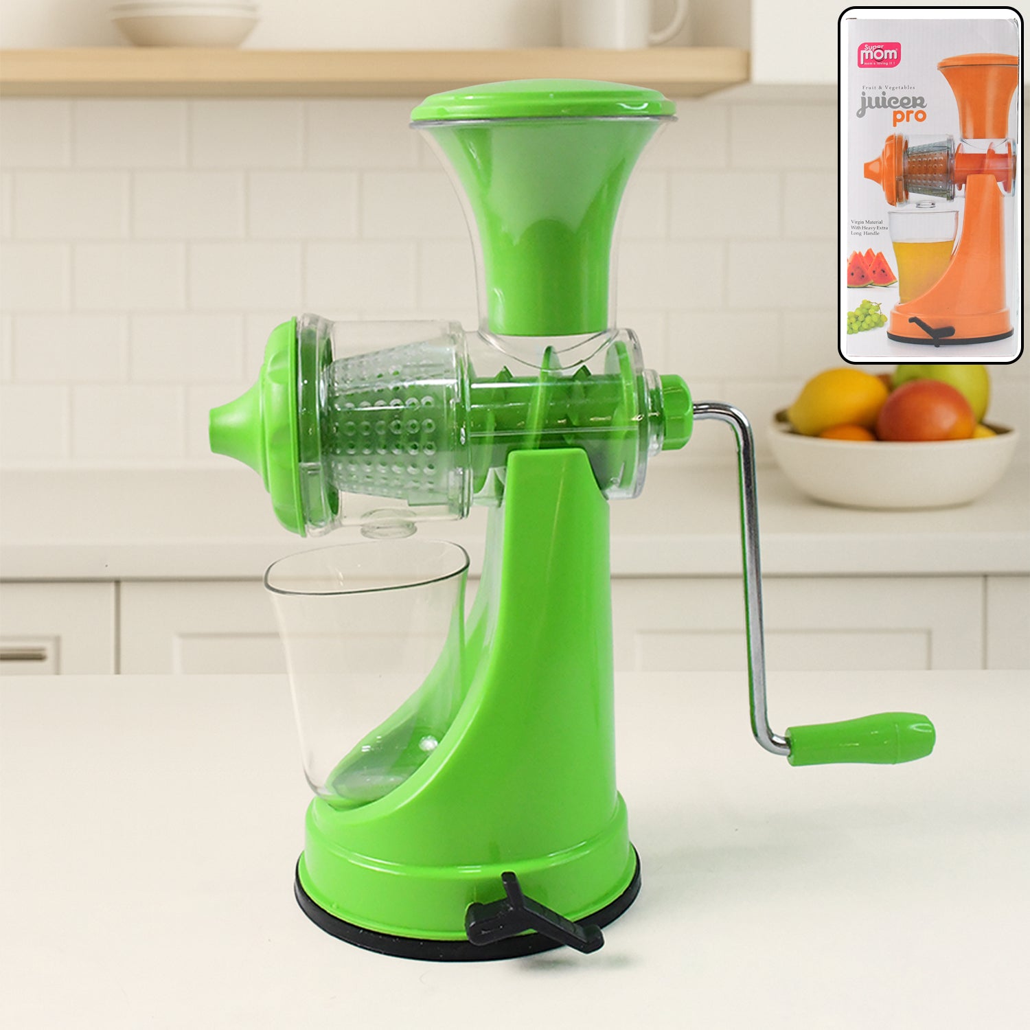 Supermom Manual Hand Press Fruit  Vegetable Juicer Pro